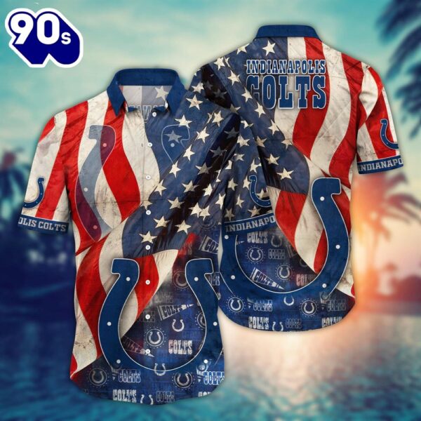 Indianapolis Colts NFL US Flaq 4th Of July Hawaiian Shirt  For Fans Trending Summer Football Shirts