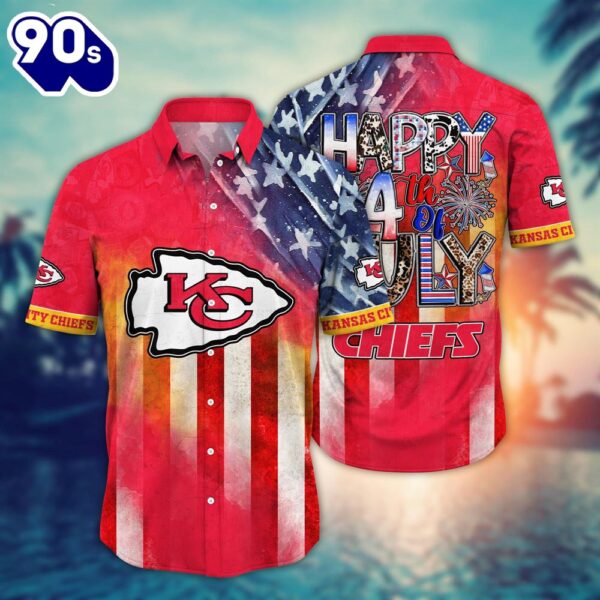 Kansas City Chiefs NFL Happy 4th Of July Hawaiian Shirt