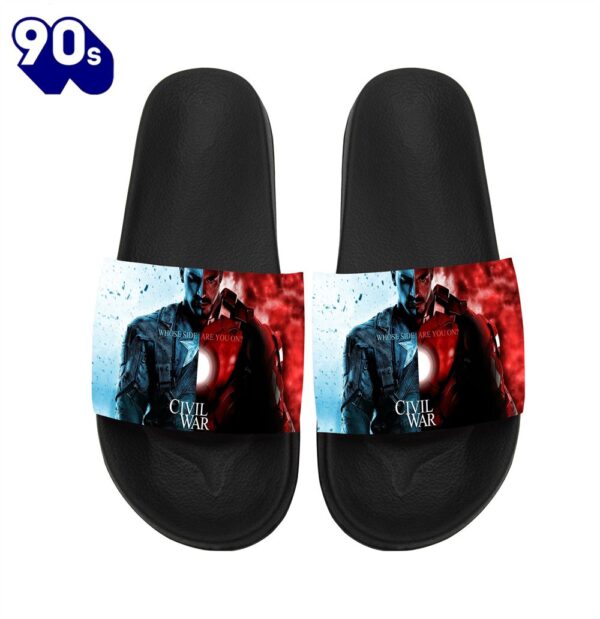Marvel Avengers Captain America Civil War v2 Gift For Fans Sandals