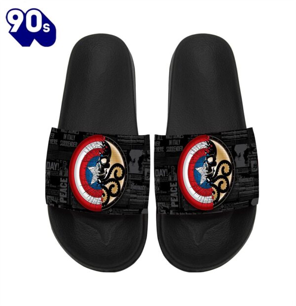 Marvel Avengers Captain America The Winter Soldier Gift For Fans Sandals