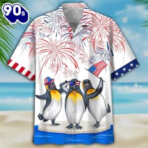 Penguins 4th Of July Patriotic…