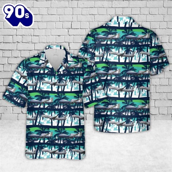 US Navy Northrop Grumman MQ-4C Triton And Boeing P-8A Poseidon Hawaiian Shirt