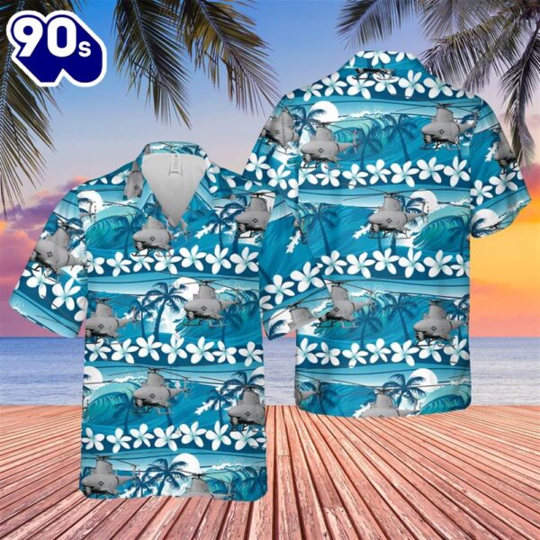 US Navy Northrop Grumman MQ-8 Fire Scout Hawaiian Shirt