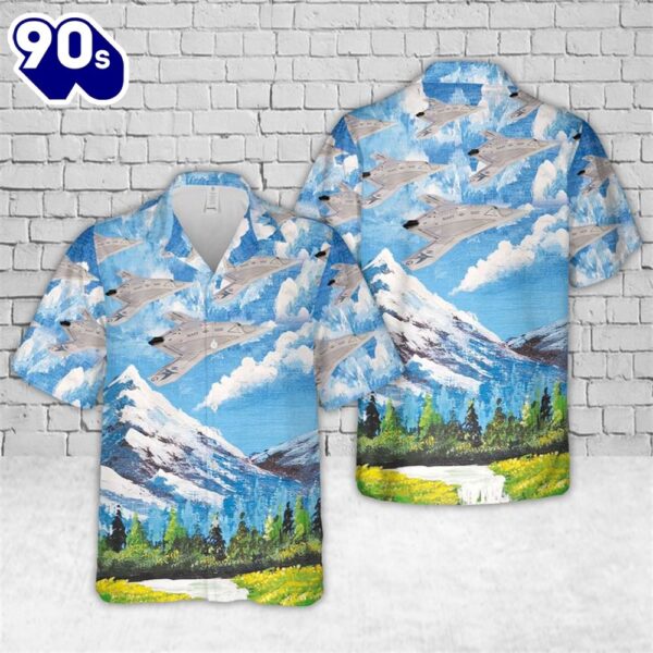 US Navy Northrop Grumman X-47B Hawaiian Shirt