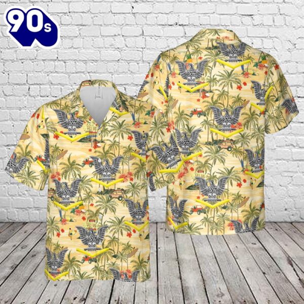 US Navy Petty officer third class E-4 Hawaiian Shirt
