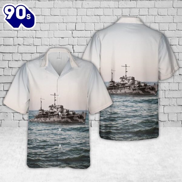 US Navy USS Barnegat (AVP-10) Hawaiian Shirt