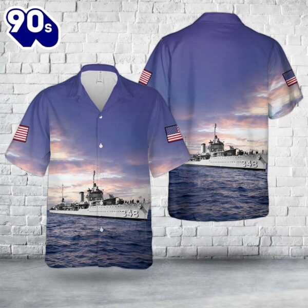US Navy USS Farragut (DD-348) Hawaiian Shirt