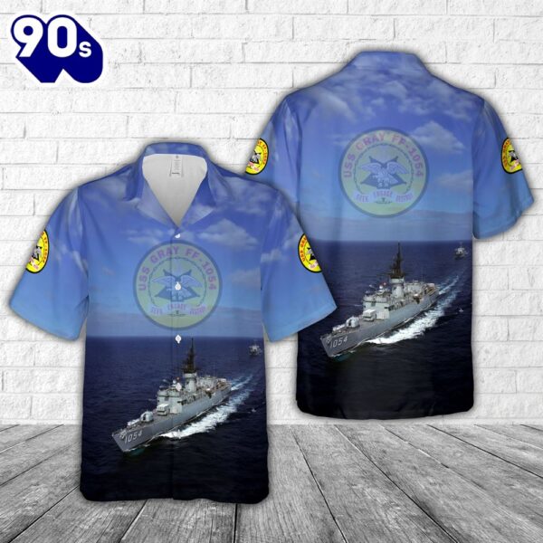 US Navy USS Gray (FF-1054) Hawaiian Shirt