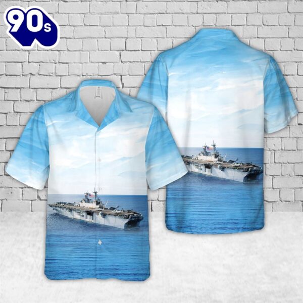 US Navy USS Kearsarge (LHD-3) Hawaiian Shirt