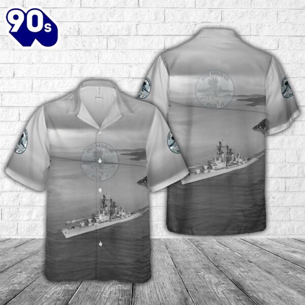 US Navy USS Mahan (DLG-11) Hawaiian Shirt