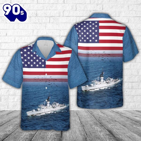 US Navy USS Pharris (FF-1094) Hawaiian Shirt