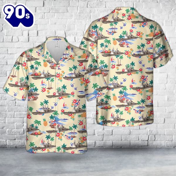 US Navy USS Spruance (DD-963) Hawaiian Shirt