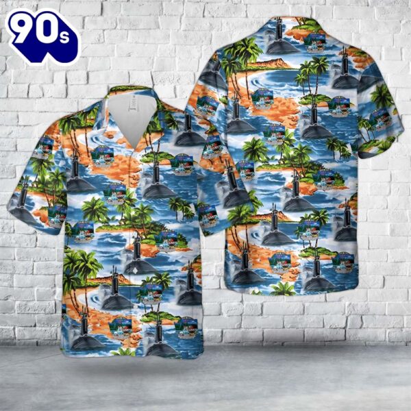 US Navy USS Washington (SSN-787) Hawaiian Shirt