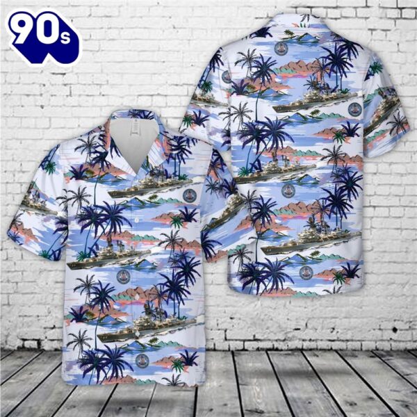 US Navy USS William V. Pratt (DDG-44) Hawaiian Shirt