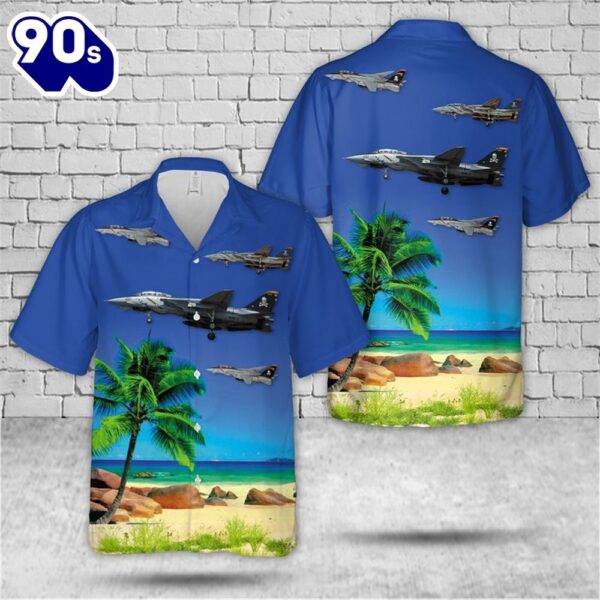 US Navy VF-103 F-14B Hawaiian Shirt