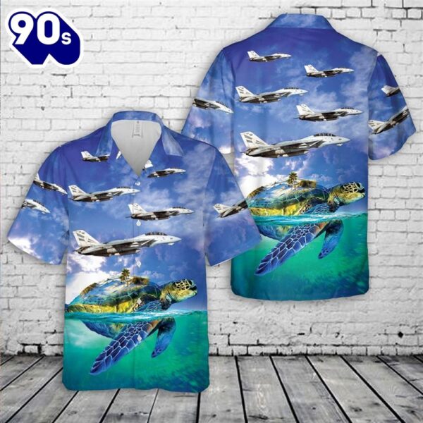 US Navy VF-154 F-14A Tomcats Hawaiian Shirt