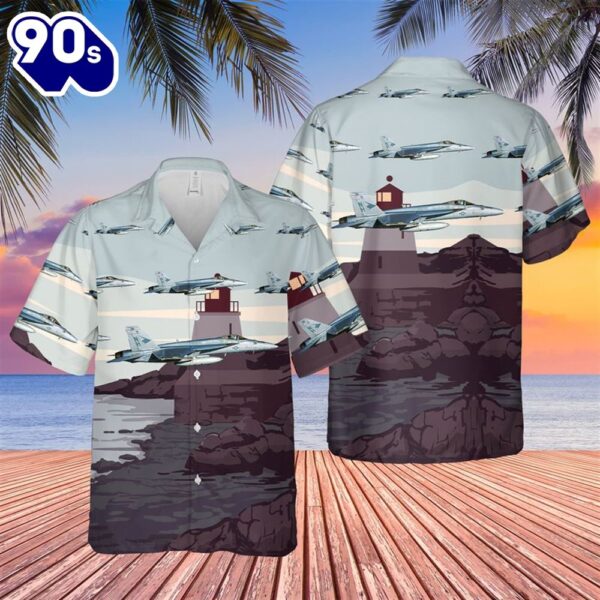 US Navy VFA-146 FA-18E Super Hornet Hawaiian Shirt