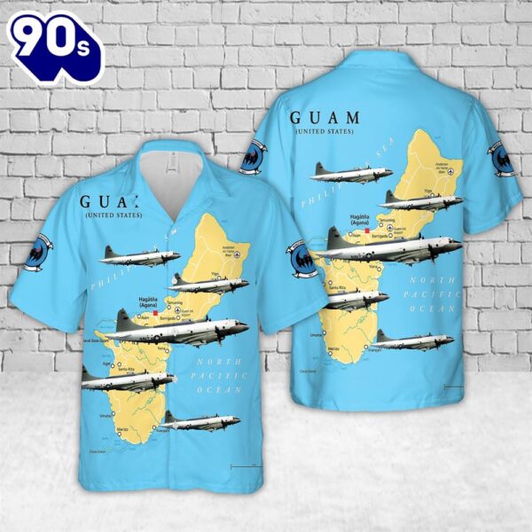 US Navy VQ-1 Squadron EP-3E Hawaiian Shirt