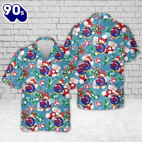 US Navy VX-23 Salty Dogs Christmas Hawaiian Shirt