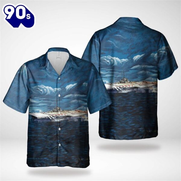 US Navy, WWII, USS Antietam (CV-36) Hawaiian Shirt
