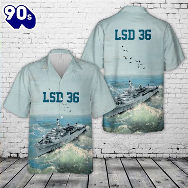 USS Anchorage (LSD 36) U.S Navy Ship Reunions Hawaiian Shirt