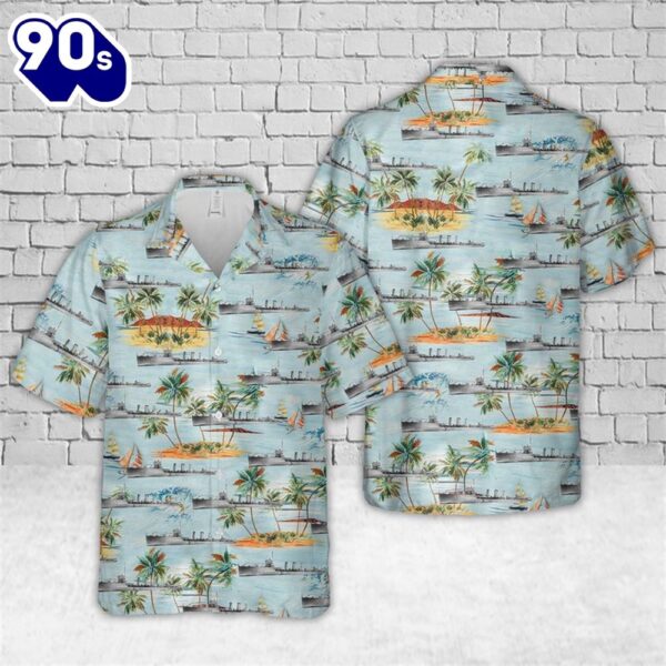 USS Sterett (DD-27) U.S Navy Ship Reunions Hawaiian Shirt