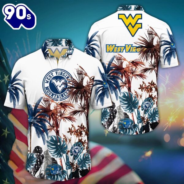 West Virginia Mountaineers NCAA 4th Of July Hawaii Shirt For Fans