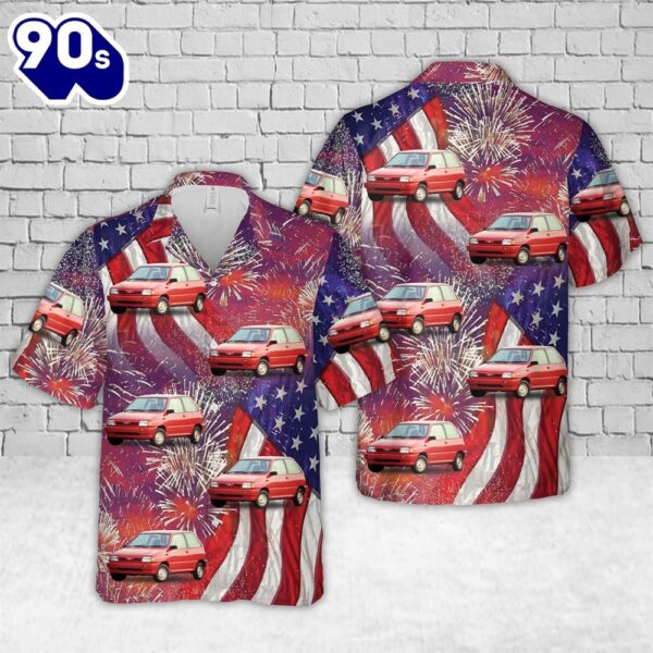 1993 Ford Festiva, 4th Of July Hawaiian Shirt