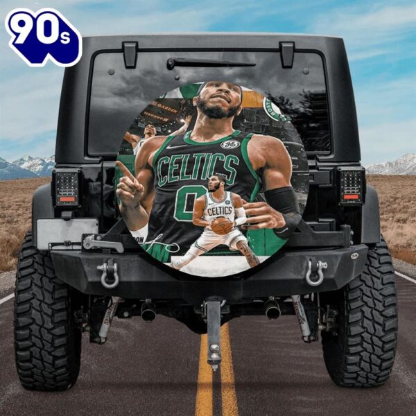 Boston Celtics Jayson Tatum Spare Tire Cover