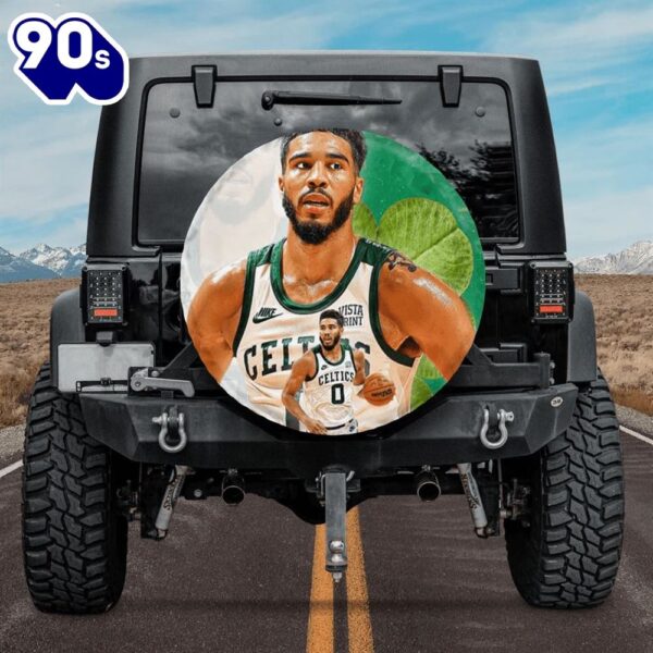 Boston Celtics Jayson Tatum Spare Tire Cover Car