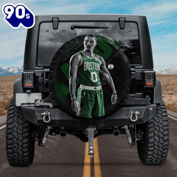 Boston Celtics Jayson Tatum8 Car Spare Tire Cover