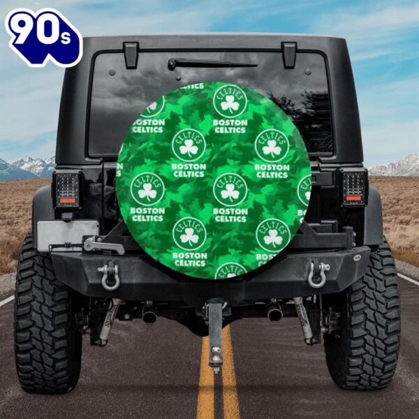 Boston Celtics Logo NBA 3D Car Spare Tire Cover