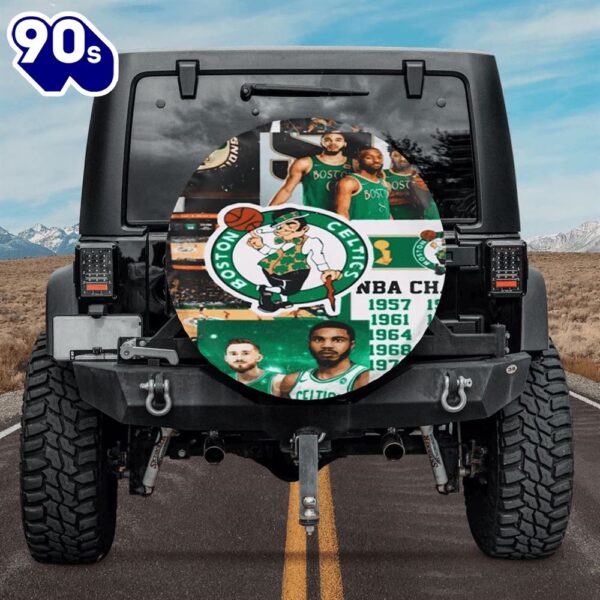 Boston Celtics Players 3D NBA Car Spare Tire Cover