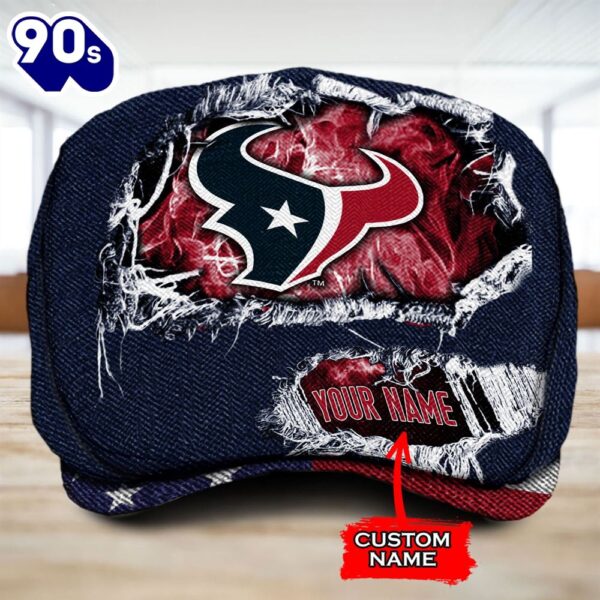 Houston Texans NFL Jeff Cap Custom Name