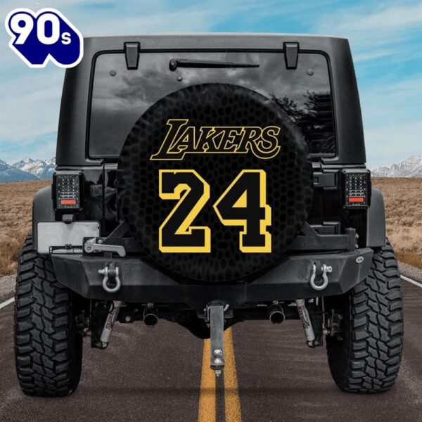 Los Angeles Lakers Kobe Bryant 24 Car Spare Tire Cover For Fans