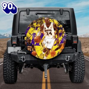 Los Angeles Lakers Kobe Bryant 24 Car Spare Tire Cover Gifts For Fans