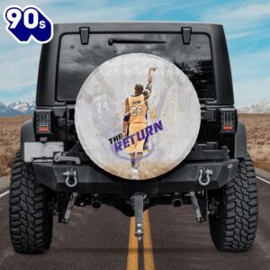 Los Angeles Lakers Kobe Bryant 24 The Return Car Spare Tire Cover Gifts For Fans