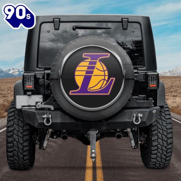 Los Angeles Lakers Logo Car Spare Tire Cover 3D