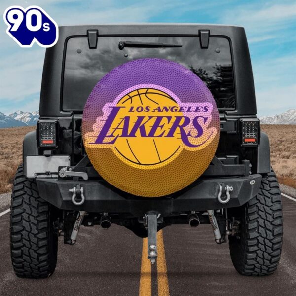 Los Angeles Lakers Logo Car Spare Tire Cover NBA