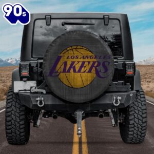 Los Angeles Lakers NBA Logo Car Spare Tire Cover