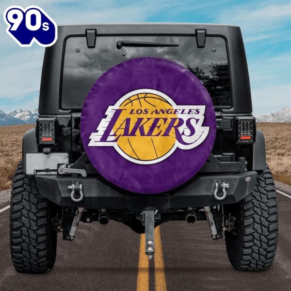 Los Angeles Lakers NBA Logo Car Spare Tire Cover Gifts For Fans