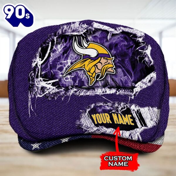 Minnesota Vikings NFL Jeff Cap Custom Name