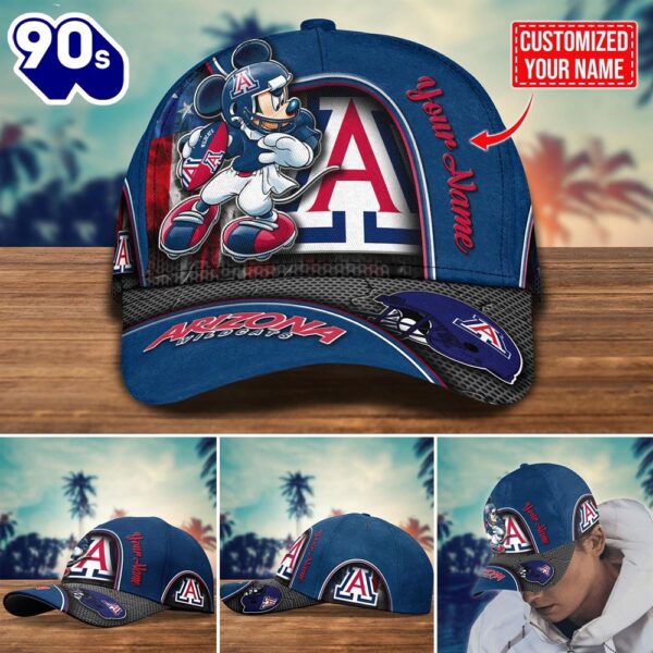 NCAA Arizona Wildcats Mickey New Arrivals Custom Cap