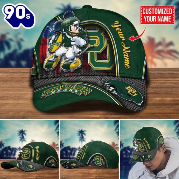 NCAA Baylor Bears Mickey New Arrivals Custom Cap