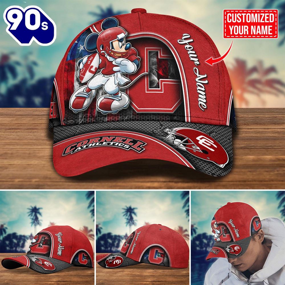 NCAA Cornell Big Red Mickey New Arrivals Custom Cap NCAA Cornell Big Red Mickey New Arrivals Custom Cap