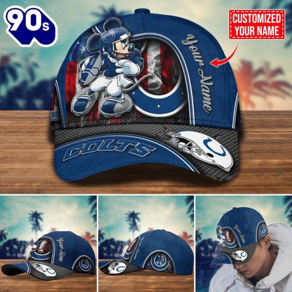NCAA Indianapolis Colts Mickey New Arrivals Custom Cap