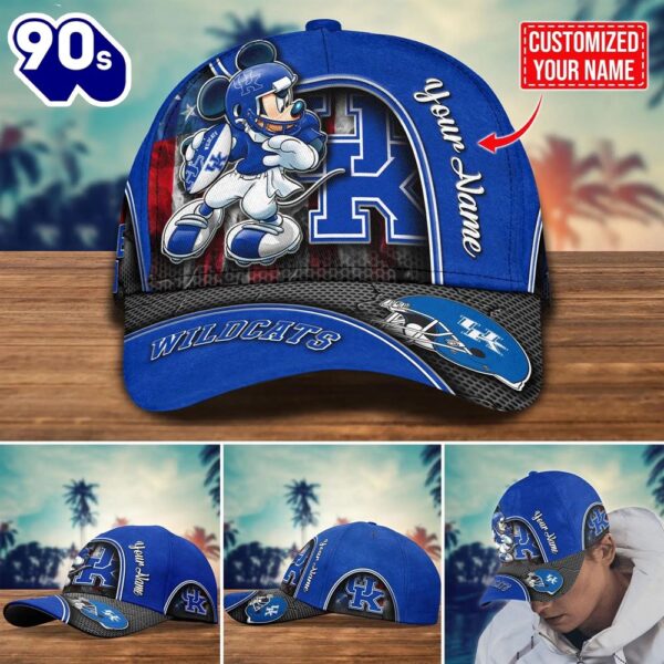 NCAA Kentucky Wildcats Mickey New Arrivals Custom Cap