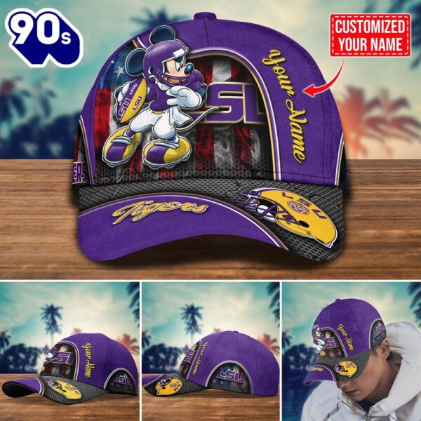 NCAA LSU TIGERS Mickey New Arrivals Custom Cap