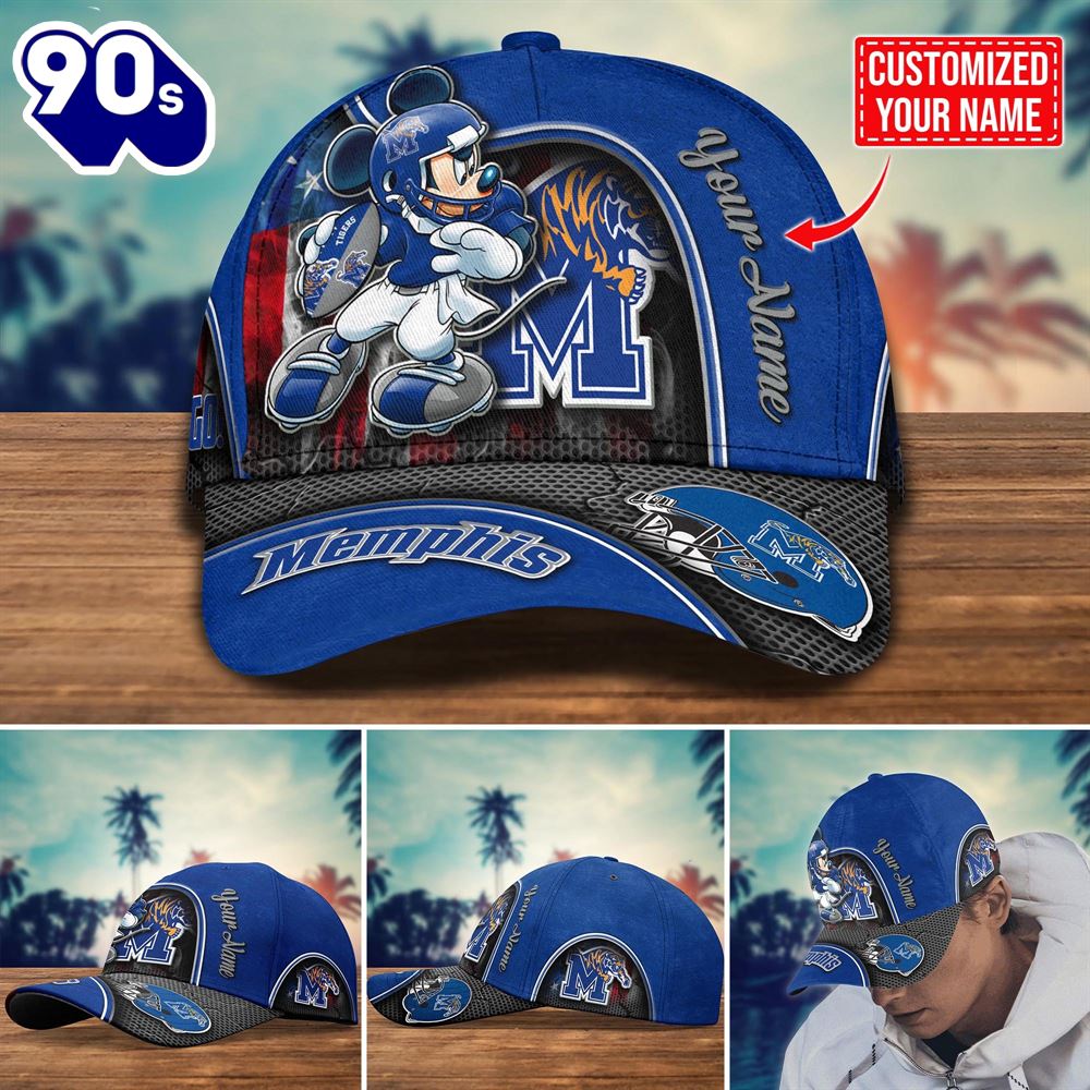 NCAA Memphis Tigers Mickey New Arrivals Custom Cap NCAA Memphis Tigers Mickey New Arrivals Custom Cap