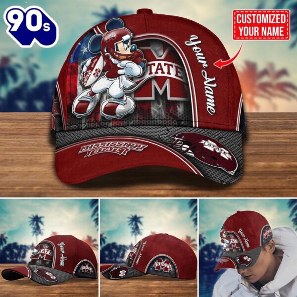 NCAA Mississippi State Bulldogs Mickey New Arrivals Custom Cap